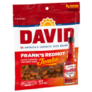David Sunflower Seeds, Frank's Redhot Flavored, Salted & Roasted, Jumbo