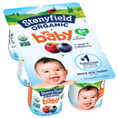 Stonyfield Organic Yobaby Whole Milk Apple & Blueberry Yogurt 6-4 Oz