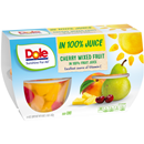Dole Cherry Mixed Fruit In 100% Fruit Juice 4-4 oz Cups
