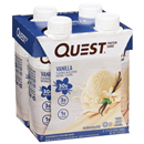 Quest Protein Shake Vanilla 4Pk