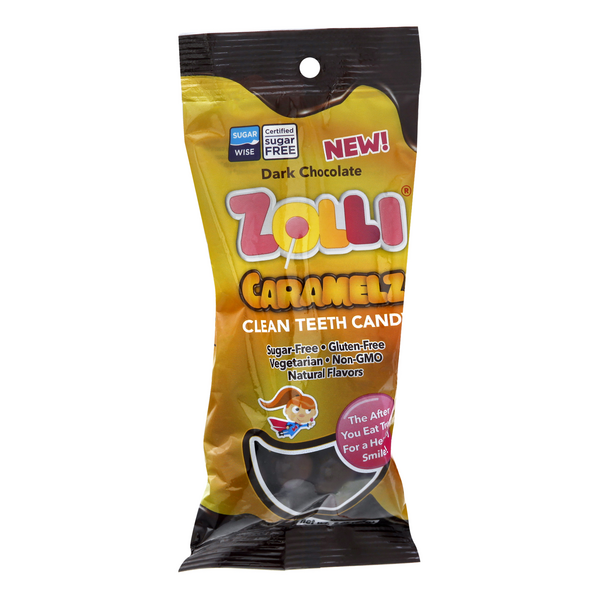 Zolli Clean Teeth Dark Chocolate Caramelz Candy | Hy-Vee Aisles