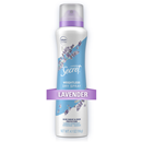 Secret Secret Dry Spray Antiperspirant Deodorant, Relaxing Lavender, 4.1 Oz.