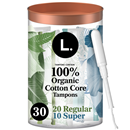 L. Organic Cotton Tampons Multipack 20 Regular + 10 Super