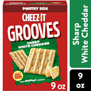 Cheez-It Grooves Sharp White Cheddar