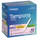 TopCare Tampons Multipack, Light  Super, Regular Absorbency  Cardboard Applicator Unscented