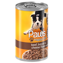 Paws Happy Life Dog Food, Beef, Bacon & Cheese Flavor