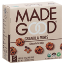 Madegood Granola Minis, Chocolate Chip, 5 Pack