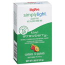 Hy-Vee Simply Light Kiwi Strawberry Fitness to Go Drink Mix 10Ct