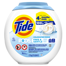Tide Tide Pods Free & Gentle Liquid Laundry Detergent Pacs, 76 Count