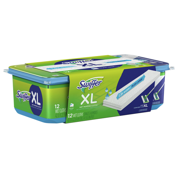 Swiffer Sweeper X-Large Wet Mopping Cloths Refills, Window Fresh Scent