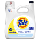 Tide Free & Gentle Liquid Laundry Detergent, 100 loads
