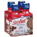 SlimFast RTD Creamy Milk Chocolate Meal Replacement Shakes 4Pk