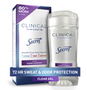 Secret Clinical Strength Antiperspirant and Deodorant for Women Clear Gel, Clean Lavender