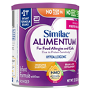 Similac Alimentum Infant Formula with Iron Powder Hypoallergenic for Food Allergies and Colic