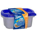 Ziploc 9Cup Large Rectangle Containers & Lids 2Ct