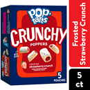 Kellogg's Pop-Tarts Crunchy Poppers Frosted Strawberry, 5Ct