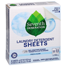 Seventh Generation Laundry Detergent  Sheets, Free & Clear