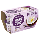 Dannon Light & Fit Greek Yogurt Toasted Coconut Vanilla 4-5.3 Oz