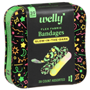 Welly Bandages, Flex Fabric, Glow-In-The-Dark, Assorted
