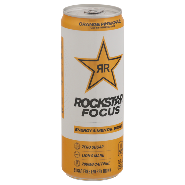 Rockstar Focus Orange Pineapple | Hy-Vee Aisles Online Grocery