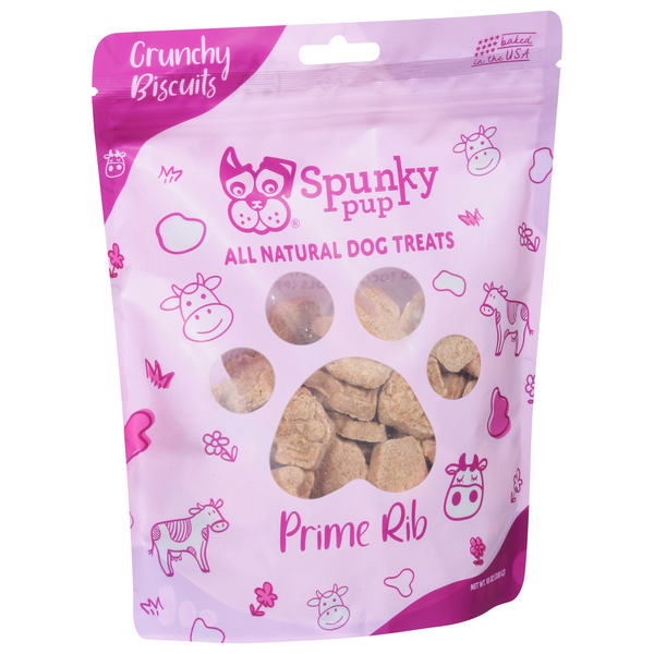 Spunky Pup All Natural Prime Rib Dog Treats 10 oz | Hy-Vee Aisles