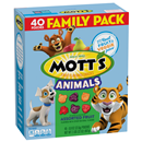 Mott's Fruit Animals Flavored Snacks, Assorted Fruit Flavors, Family Size 40-0.8 oz