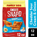 Cheez-It Snap'd Cheddar Sour Cream & Onion, Family Size
