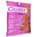 Quest Spicy Sweet Chili Flavor Tortilla Style Protein Chips