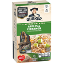 Quaker Instant Oatmeal, Apples & Cinnamon 8 Count