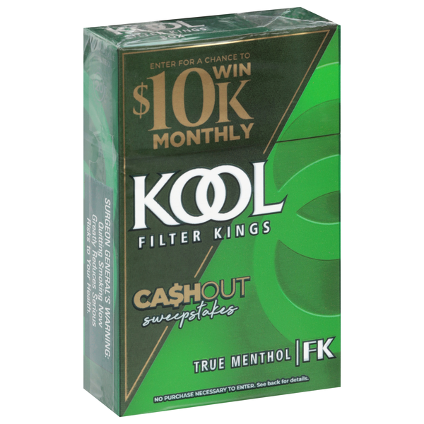 kool filter kings cigarettes Kool Filter Kings Box