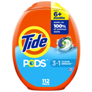 Tide PODS Clean Breeze 3-In-1 Laundry Detergent Pacs 112Ct
