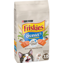 Purina Friskies Ocean Favorites With Natural Salmon Dry Cat Food