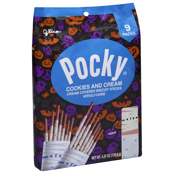 Halloween Japanese Cookies and Cream Pocky Cookie Sticks | Hy-Vee