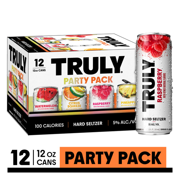 TRULY ハードセルツァー アルコール8% 12缶入り TRULY Hard Seltzer