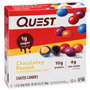 Quest Candies, Chocolatey Peanut, Coated, 4 Count