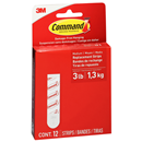 3M Command Replacement Strips, Medium
