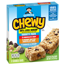 Quaker Chewy 25% Less Sugar Chocolate Chip/Peanut Butter Chocolate Chip/Cookies & Cream Granola Bar Variety Pack, 8-0.84 oz Bars