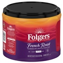 Folgers Coffee, Ground, Med-Dark, French Roast