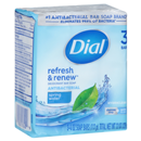 Dial Spring Water Antibacterial Deodorant Soap 3-4 Oz Bars