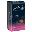Goodnites Nighttime Underwear, L (68-95 Lbs), Girls