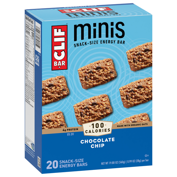 Chocolate Chip Minis  CLIF BAR® Energy Bar – Clif Bar