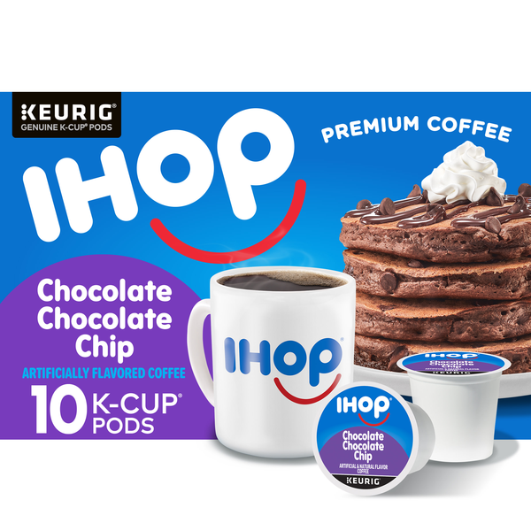 IHOP Chocolate Chocolate Chip Flavored Keurig K-Cup Coffee Pods