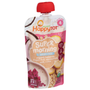 Happy Tot Super Morning Dairy Free, Bananas, Dragon Fruit, Coconut Milk & Oats + Super Chia, 4 (Tots & Tykes)