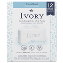 Ivory Bar Soap Original Scent 12-3.17 Oz.