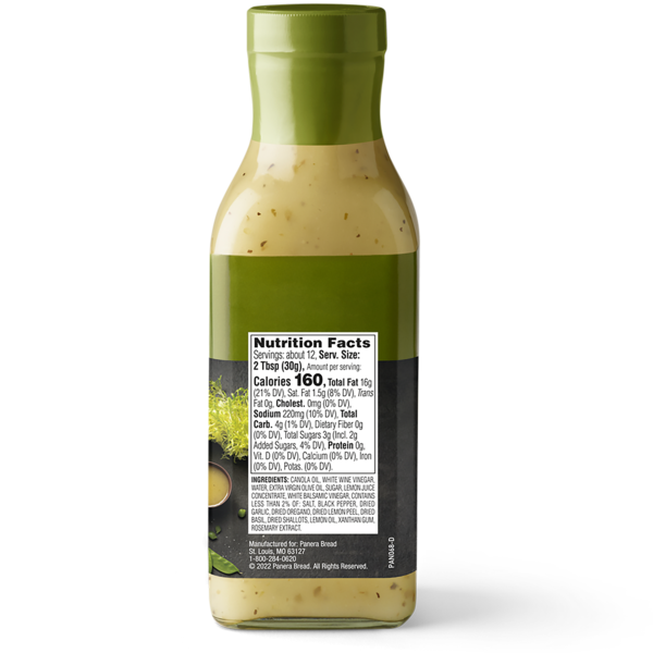 Panera Mediterranean Lemon Vinaigrette Salad Dressing | Hy-Vee Aisles Online Grocery Shopping Panera Mediterranean Lemon Vinaigrette Salad Dressing | Hy-Vee Aisles Online Grocery Shopping