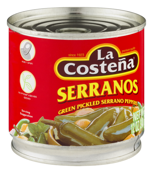 La Costena Green Pickled Serrano Peppers | Hy-Vee Aisles Online