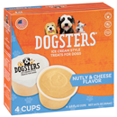 Dogsters Nutly & Cheese Flavor Ice Cream Style Treats for Dogs, 4-3.75 fl oz CupsNutly Peanut Butter and Cheese Flavor 4 Pack