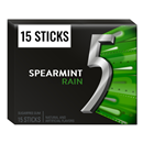 5 GUM Spearmint Rain Sugar Free Chewing Gum