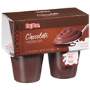 Hy-Vee Chocolate Pudding 4-3.25 oz Cups