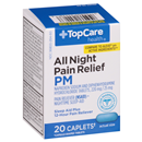 TopCare All Night Pain Relief, PM, Caplets